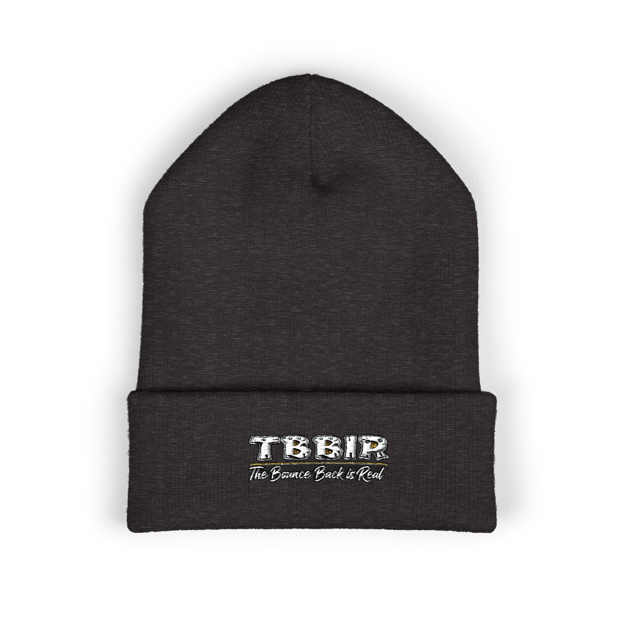 Embroidered 'TBHID' Classic Cuffed Beanie — Cozy Winter Knit Hat