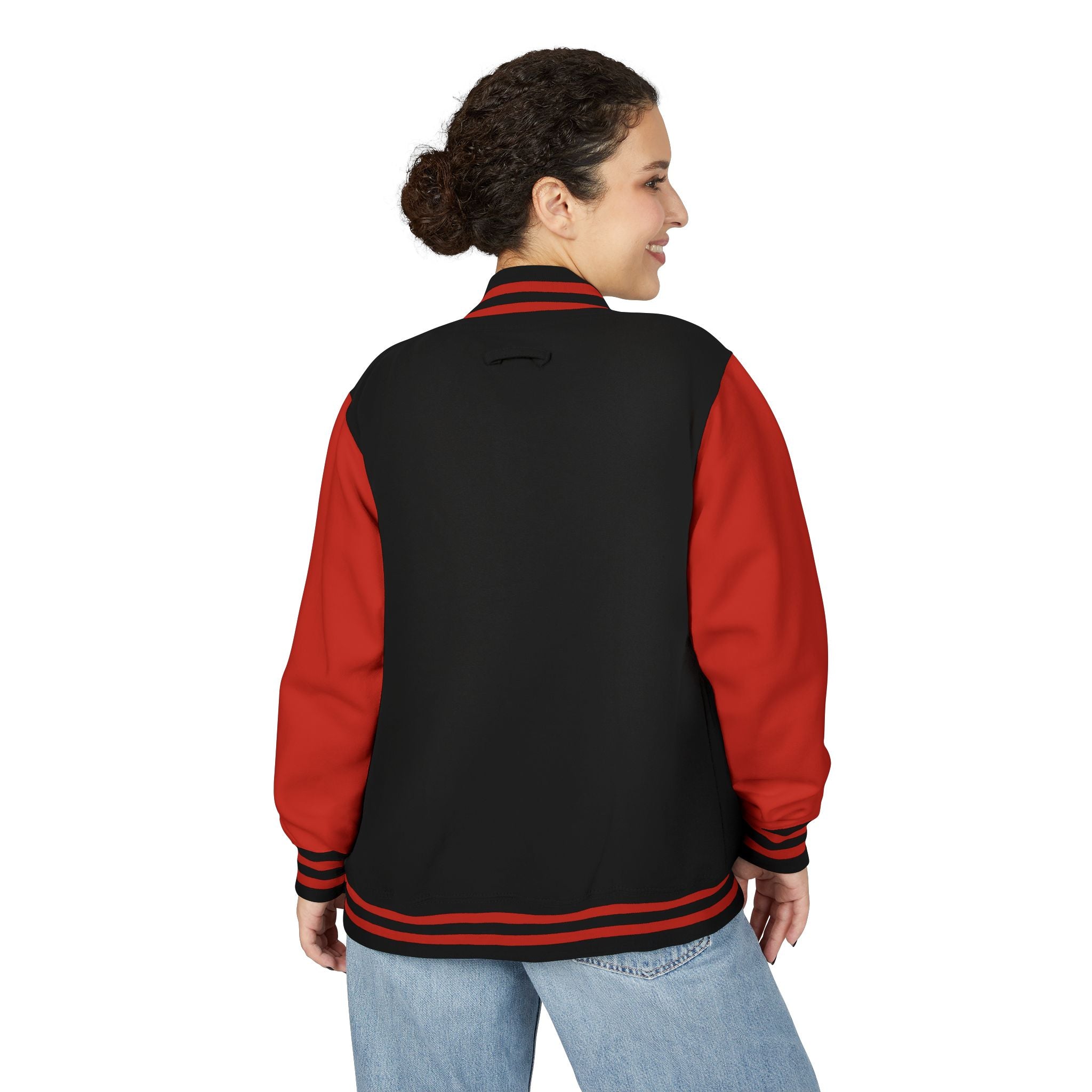 Letterman Jacket - TBBJR Retro Script Embroidered Varsity Jacket