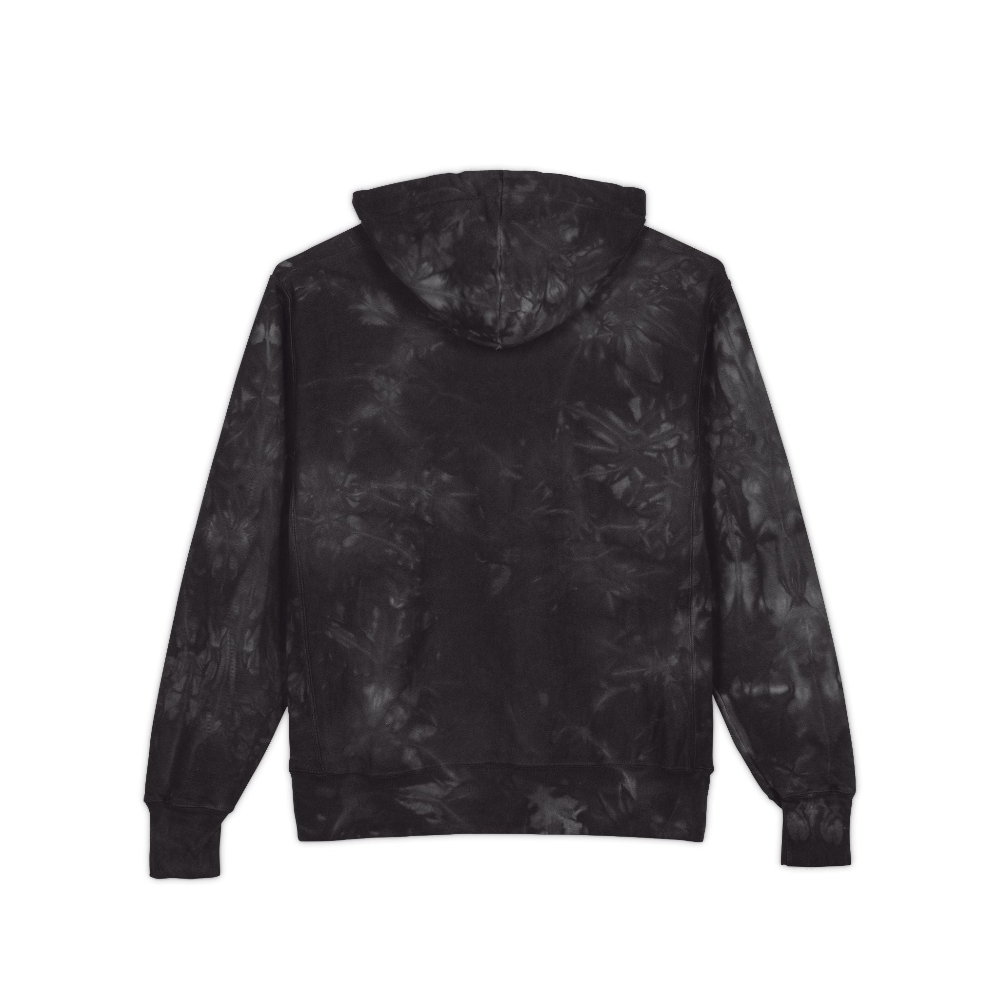 Tie-Dye Hoodie — Embroidered "TRAP" Chest Logo
