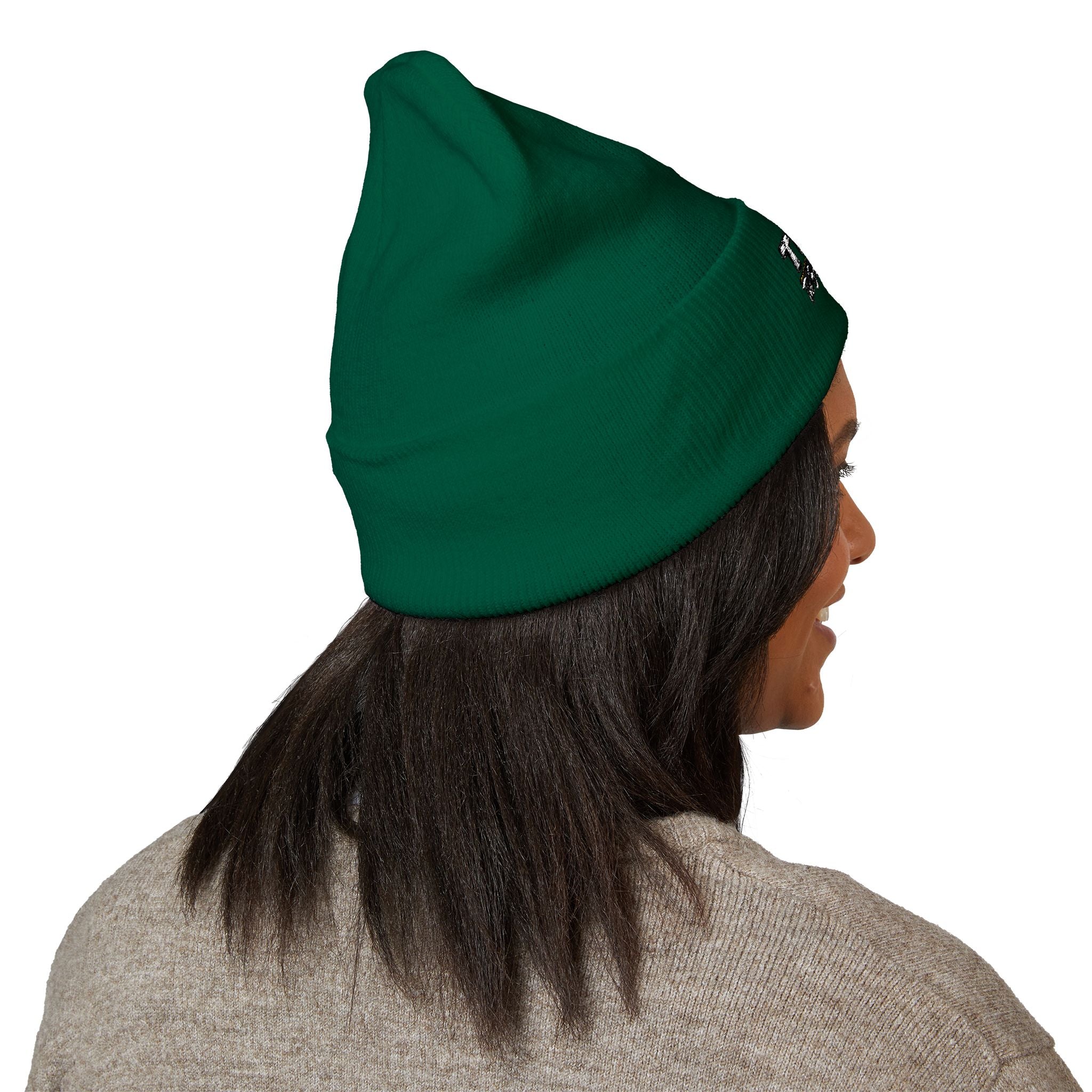 Embroidered 'TBHID' Classic Cuffed Beanie — Cozy Winter Knit Hat