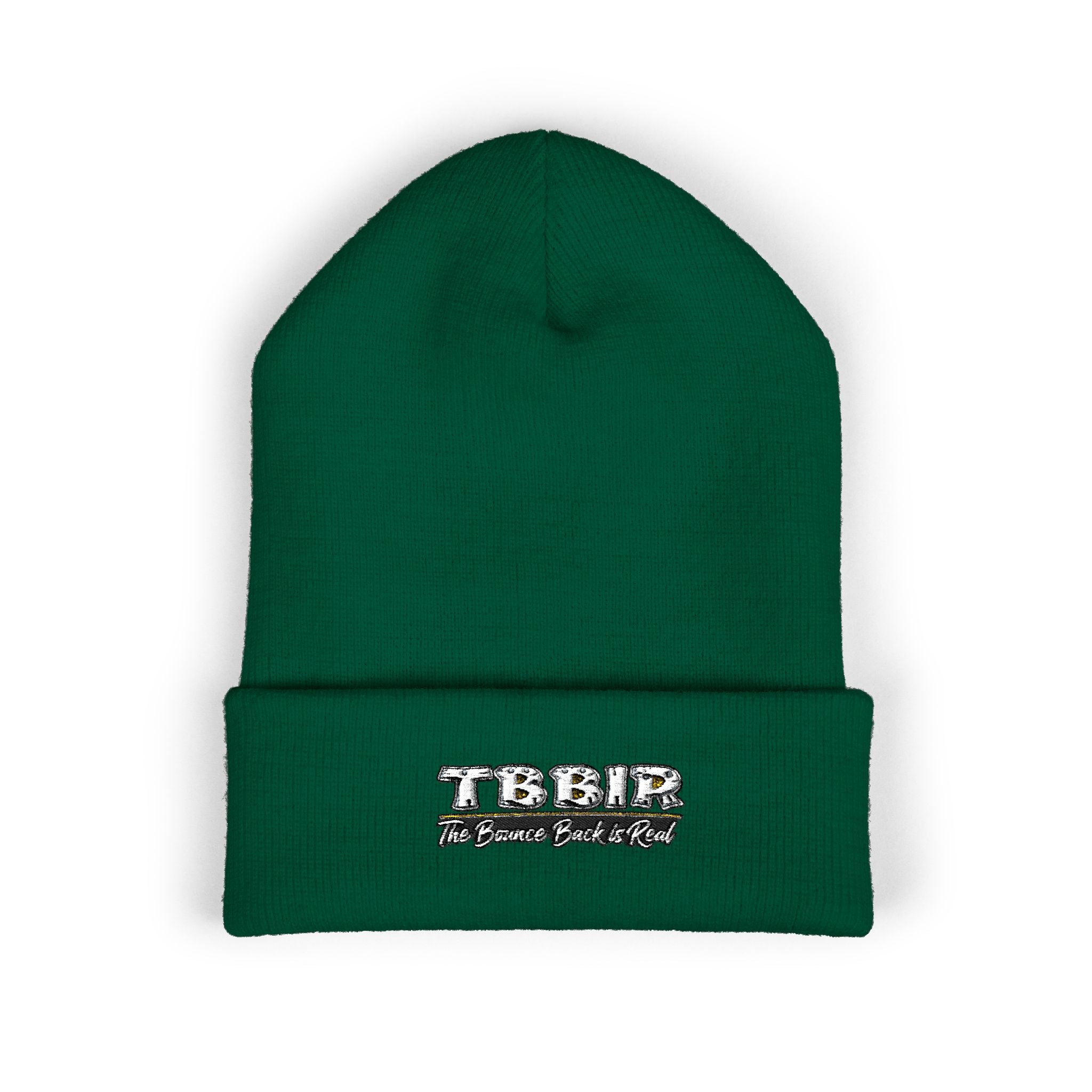 Embroidered 'TBHID' Classic Cuffed Beanie — Cozy Winter Knit Hat