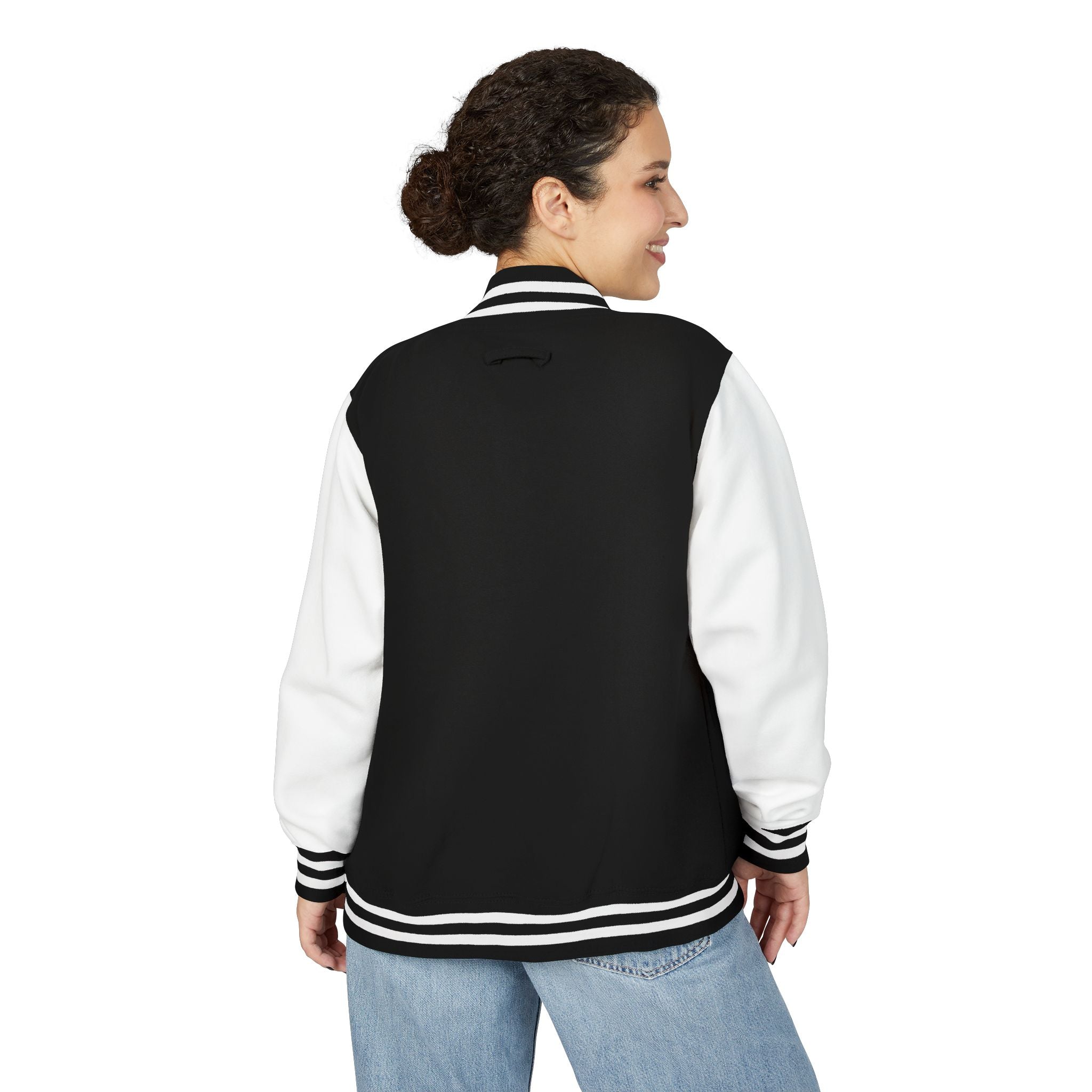 Letterman Jacket - TBBJR Retro Script Embroidered Varsity Jacket