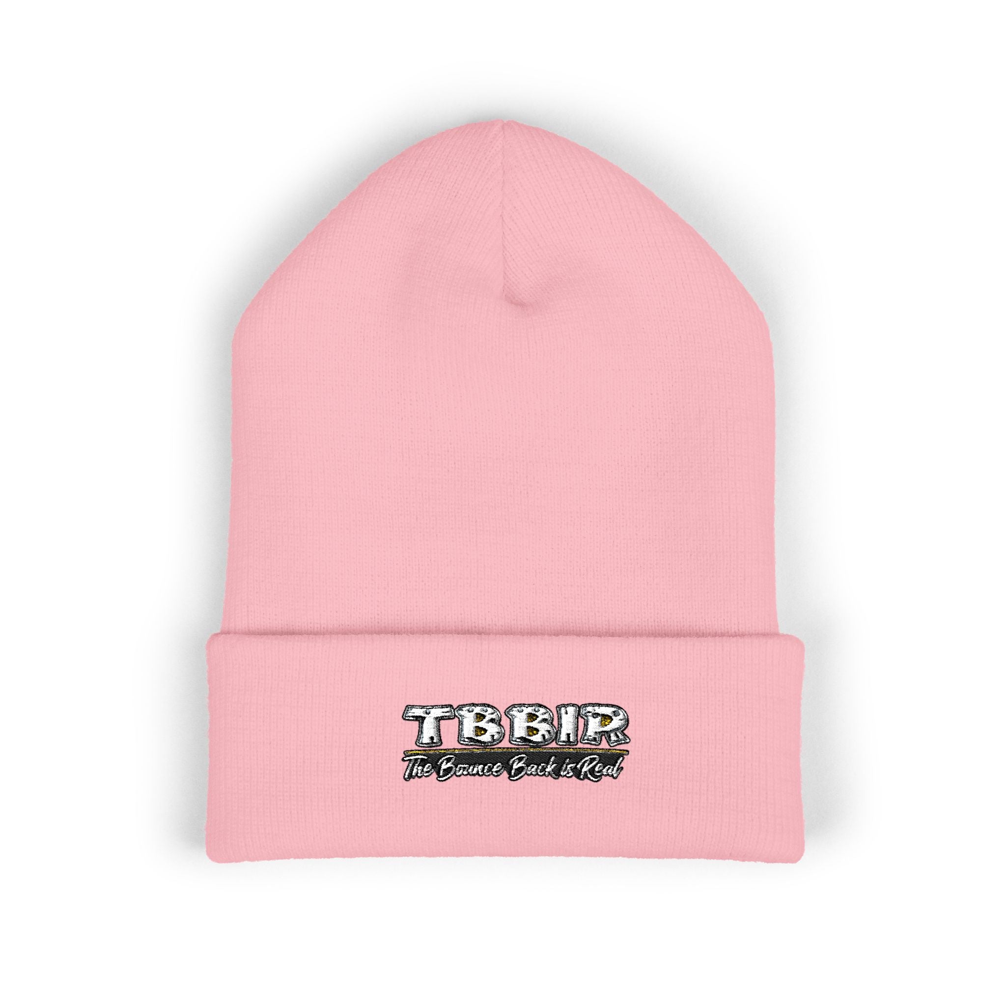 Embroidered 'TBHID' Classic Cuffed Beanie — Cozy Winter Knit Hat