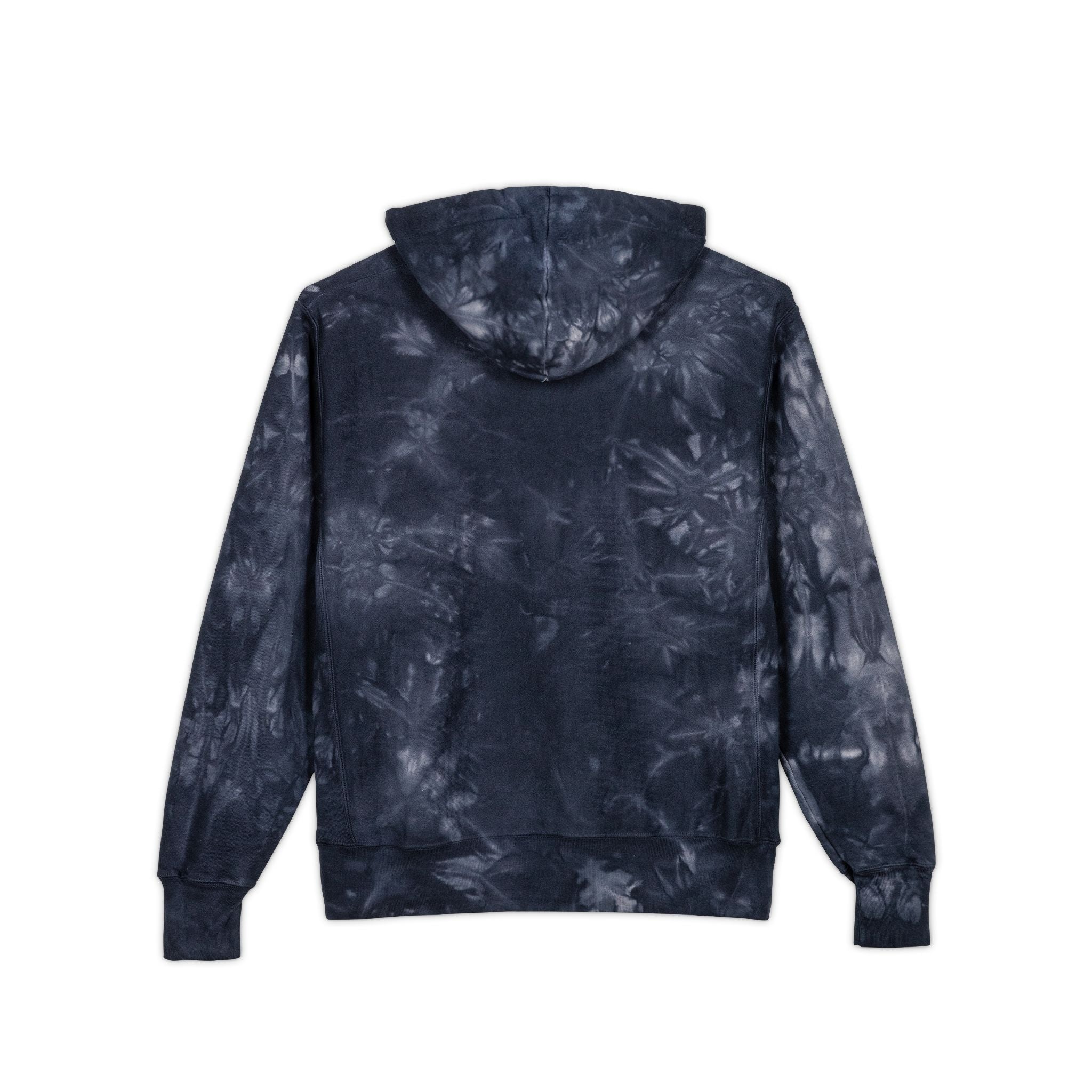 Tie-Dye Hoodie — Embroidered "TRAP" Chest Logo