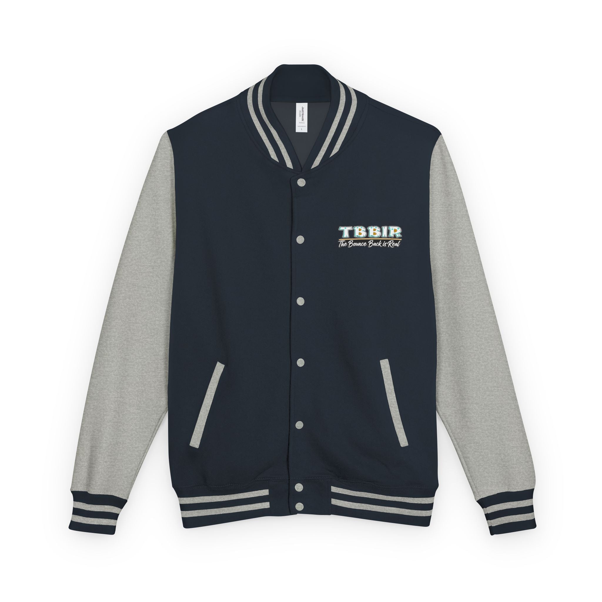 Letterman Jacket - TBBJR Retro Script Embroidered Varsity Jacket