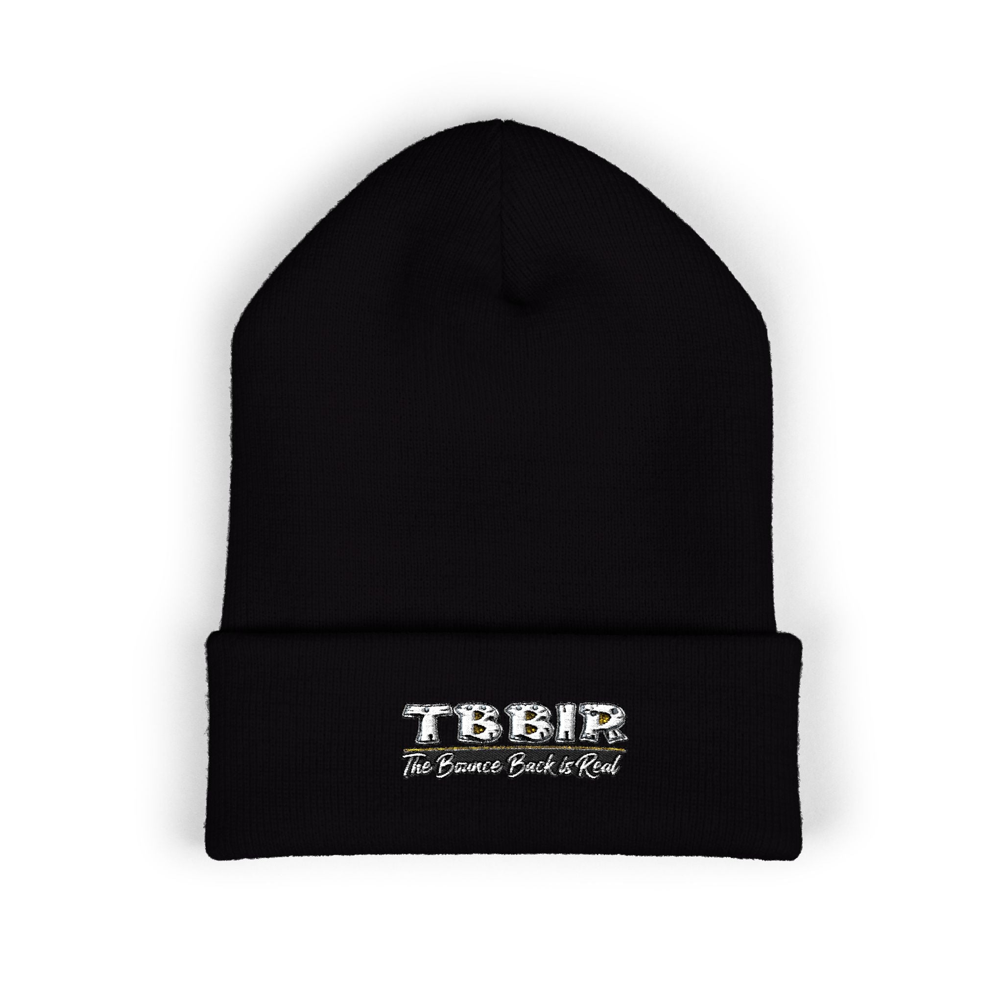 Embroidered 'TBHID' Classic Cuffed Beanie — Cozy Winter Knit Hat