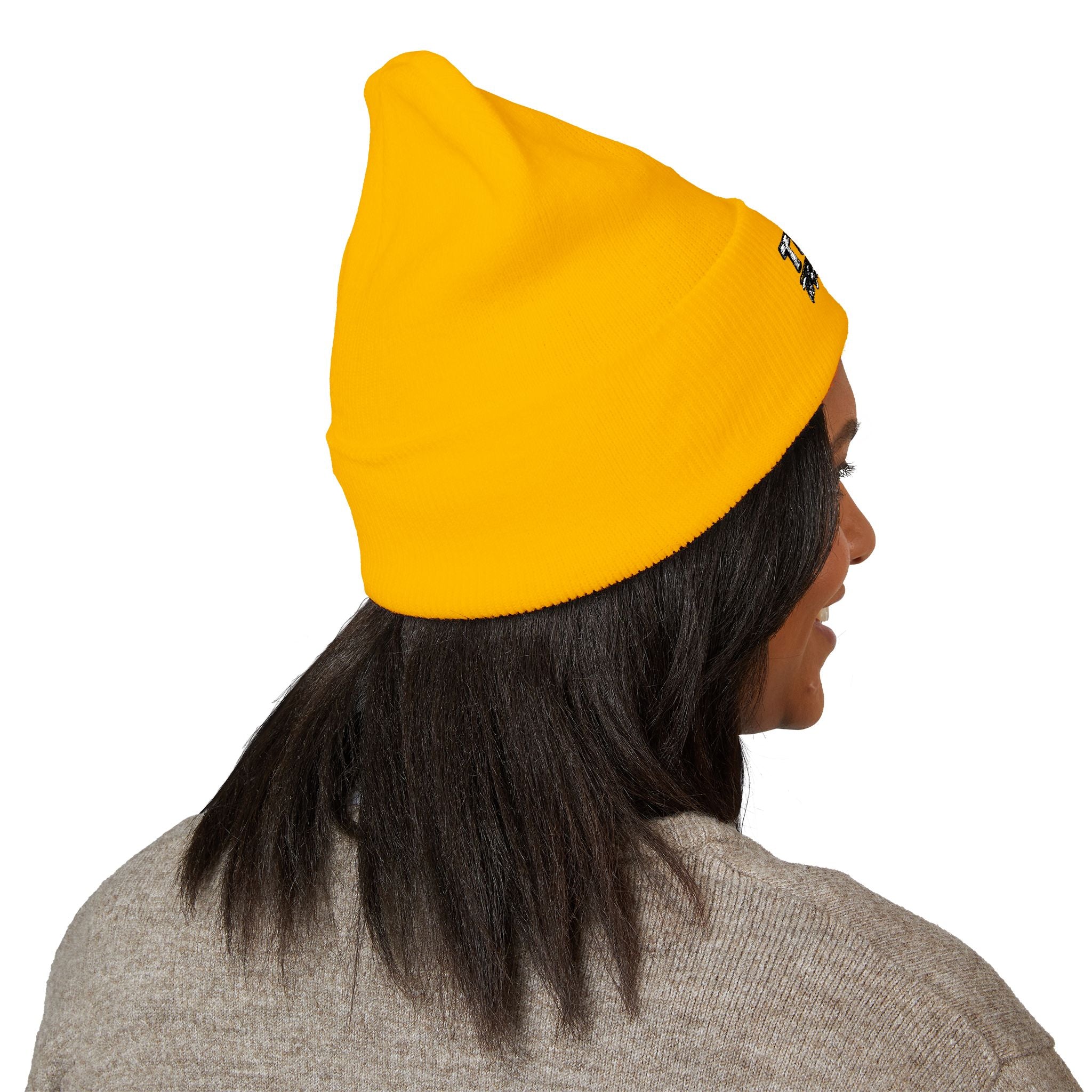 Embroidered 'TBHID' Classic Cuffed Beanie — Cozy Winter Knit Hat