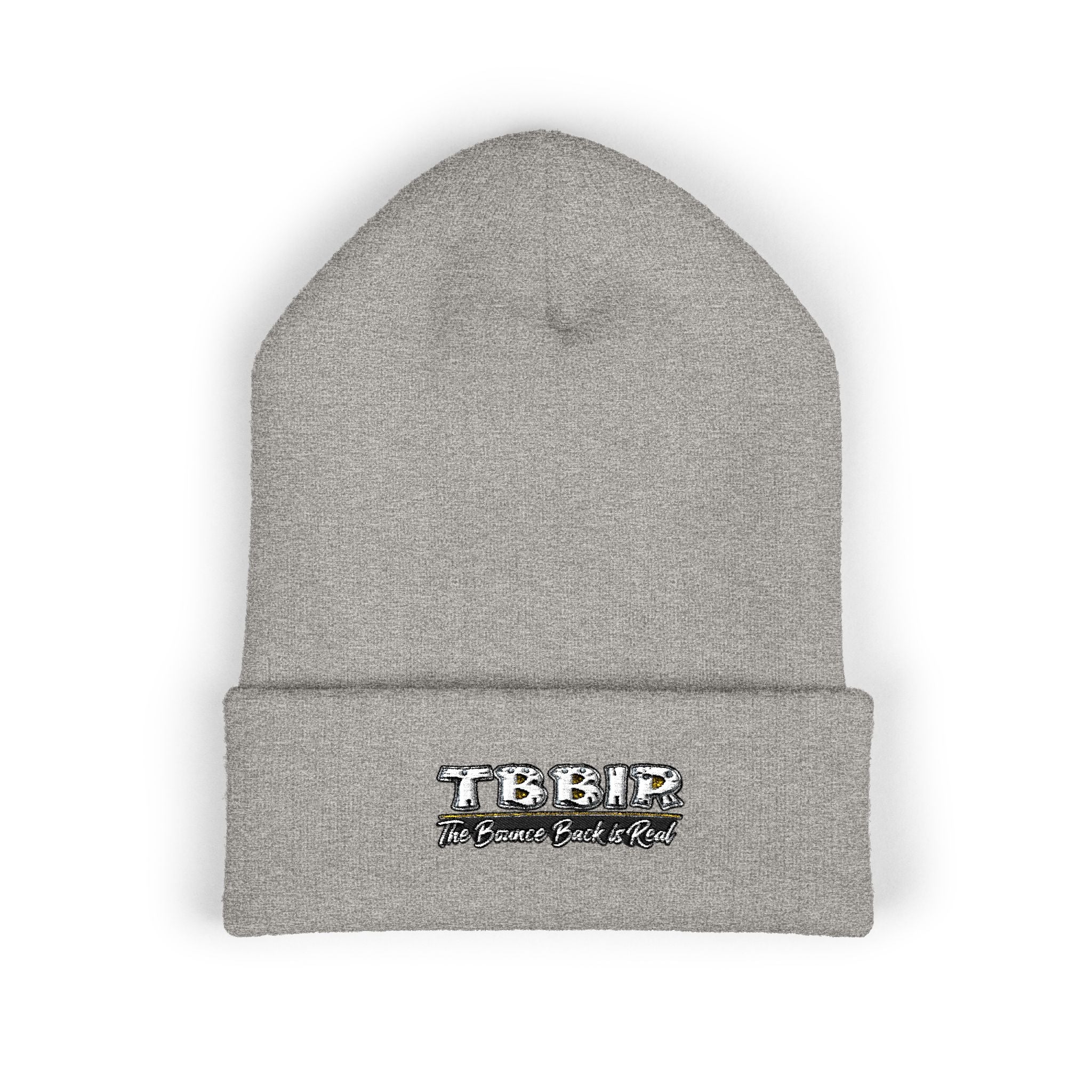 Embroidered 'TBHID' Classic Cuffed Beanie — Cozy Winter Knit Hat