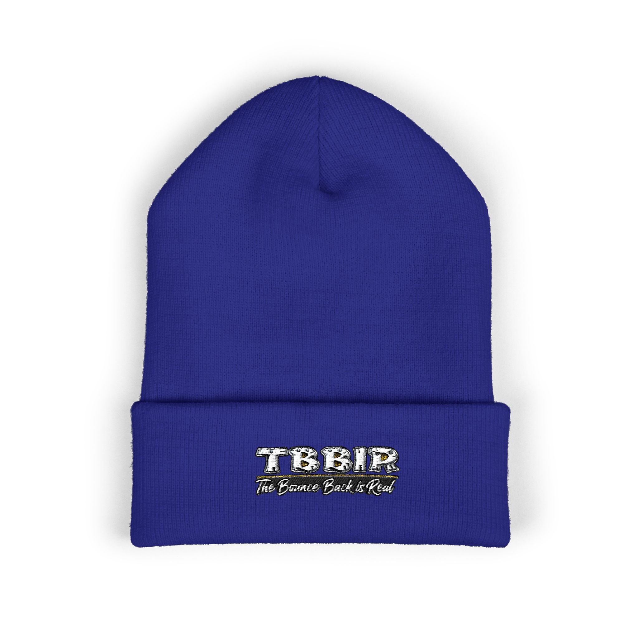 Embroidered 'TBHID' Classic Cuffed Beanie — Cozy Winter Knit Hat