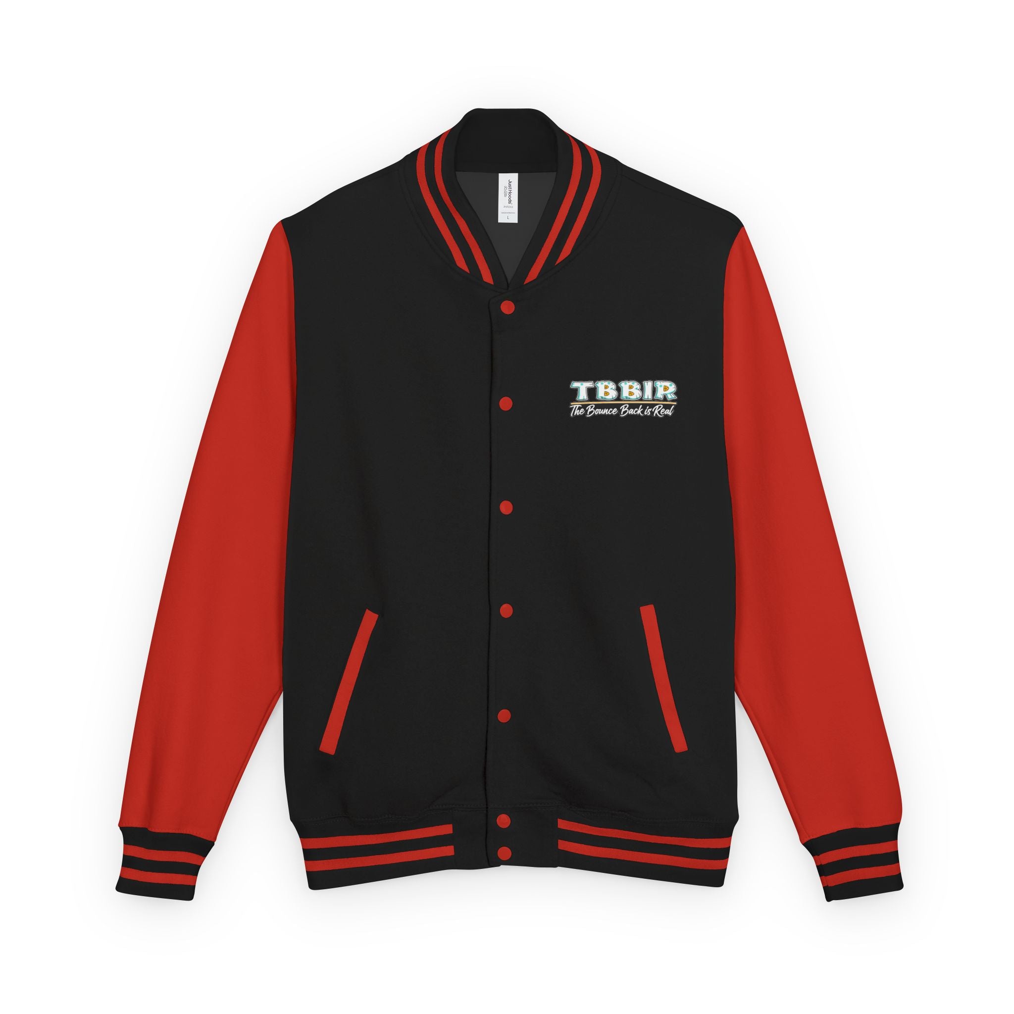 Letterman Jacket - TBBJR Retro Script Embroidered Varsity Jacket