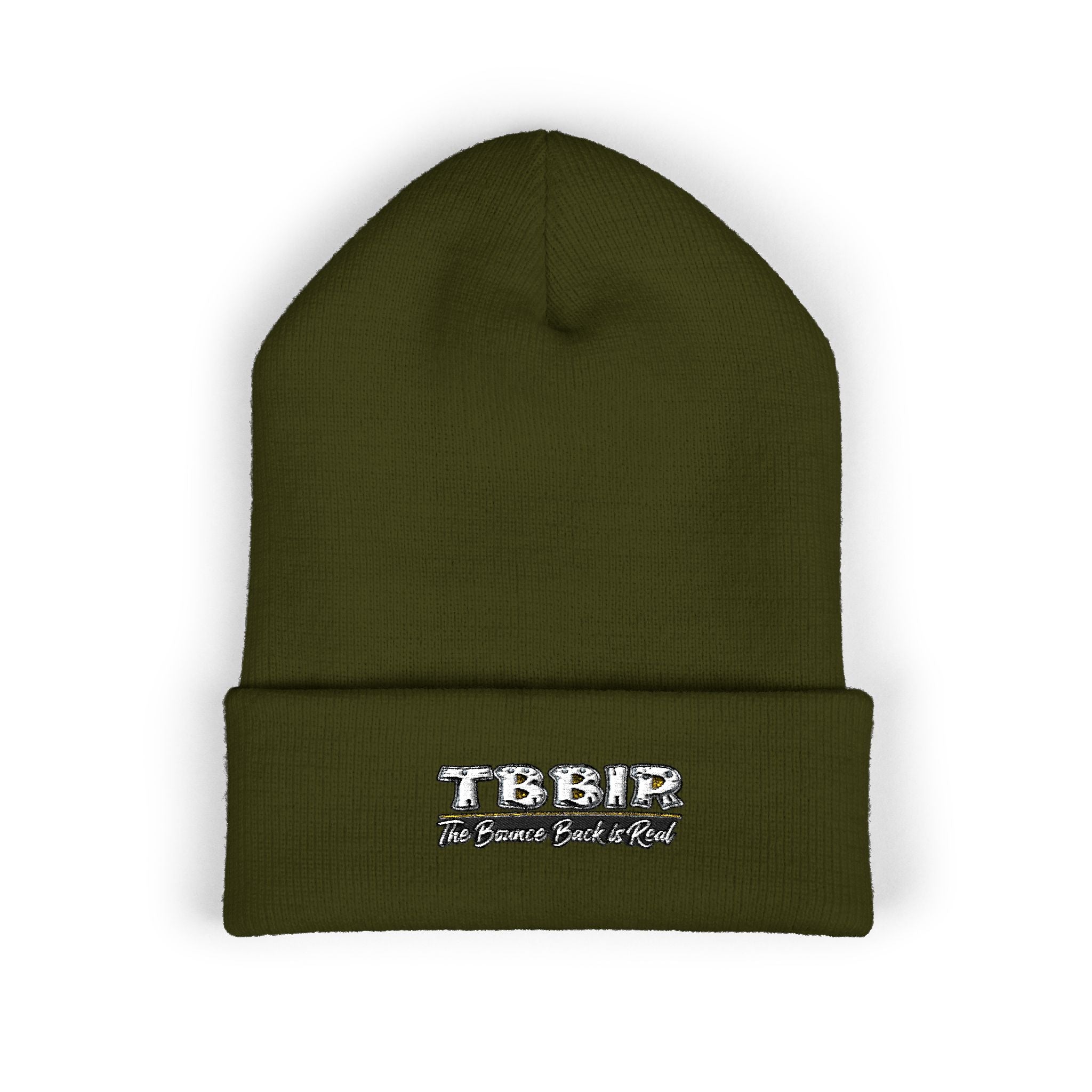 Embroidered 'TBHID' Classic Cuffed Beanie — Cozy Winter Knit Hat
