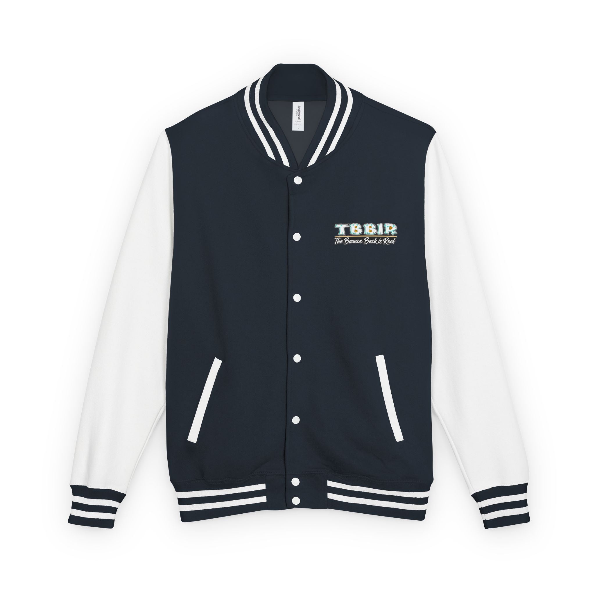 Letterman Jacket - TBBJR Retro Script Embroidered Varsity Jacket