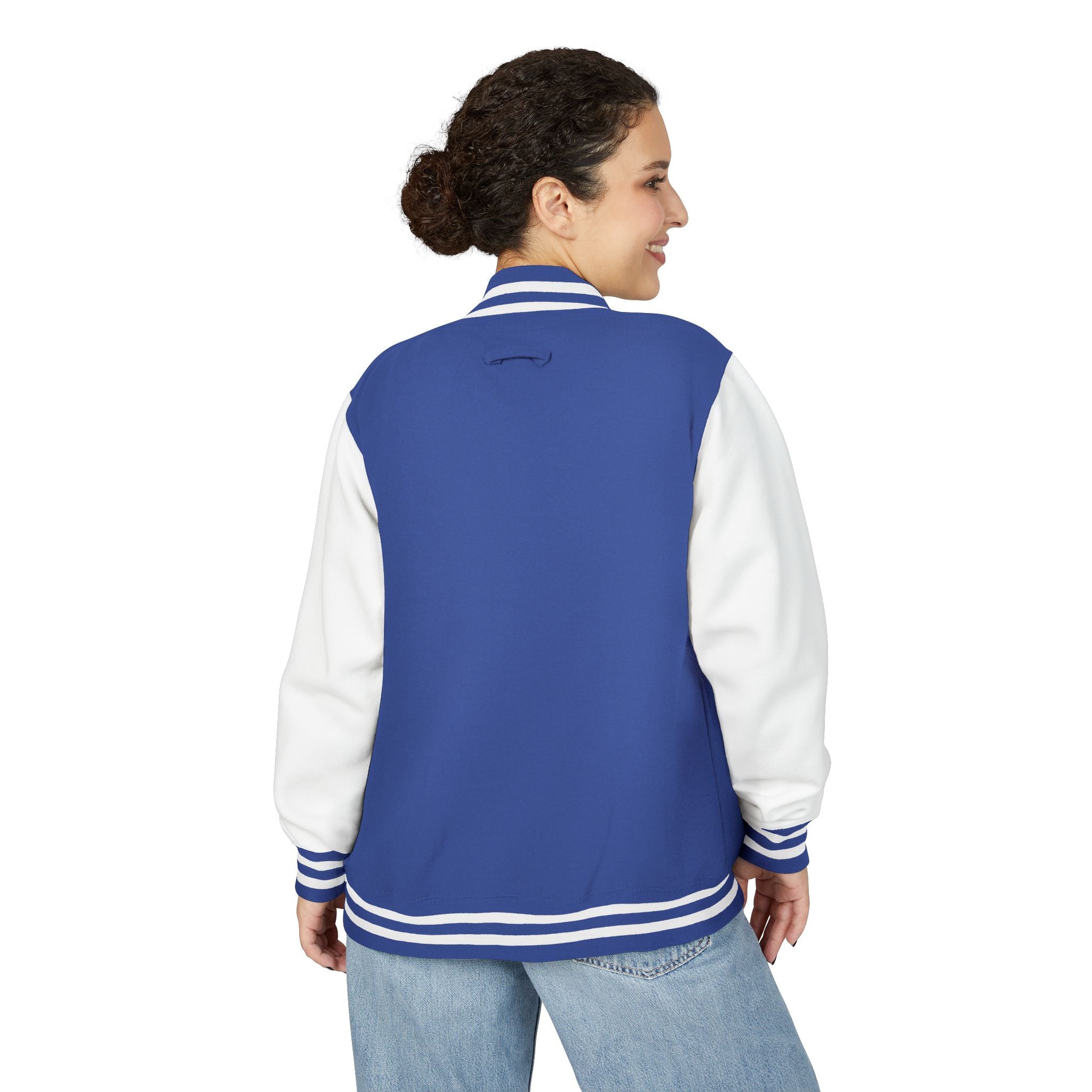 Letterman Jacket - TBBJR Retro Script Embroidered Varsity Jacket