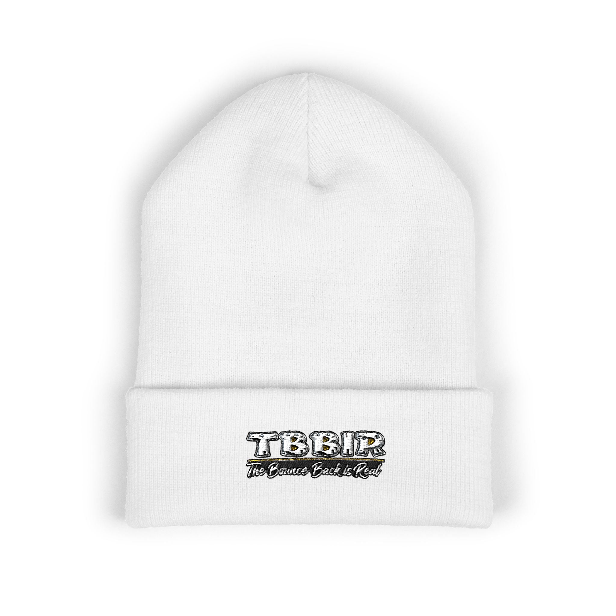 Embroidered 'TBHID' Classic Cuffed Beanie — Cozy Winter Knit Hat